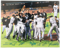 2005 White Sox 16x20 Photo Team-Signed By (23) with Ozzie Guillen, Frank Thomas, Luis Vizcaino, Paul Konerko (Beckett) at PristineAuction.com