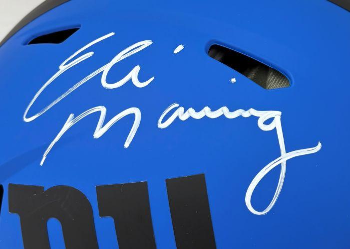 Eli Manning Signed Giants Full-Size Authentic On-Field Rave Alternate Speed Helmet (Fanatics) at PristineAuction.com Eli Manning Signed Giants Full-Size Authentic On-Field Rave Alternate Speed Helmet (Fanatics) at PristineAuction.com