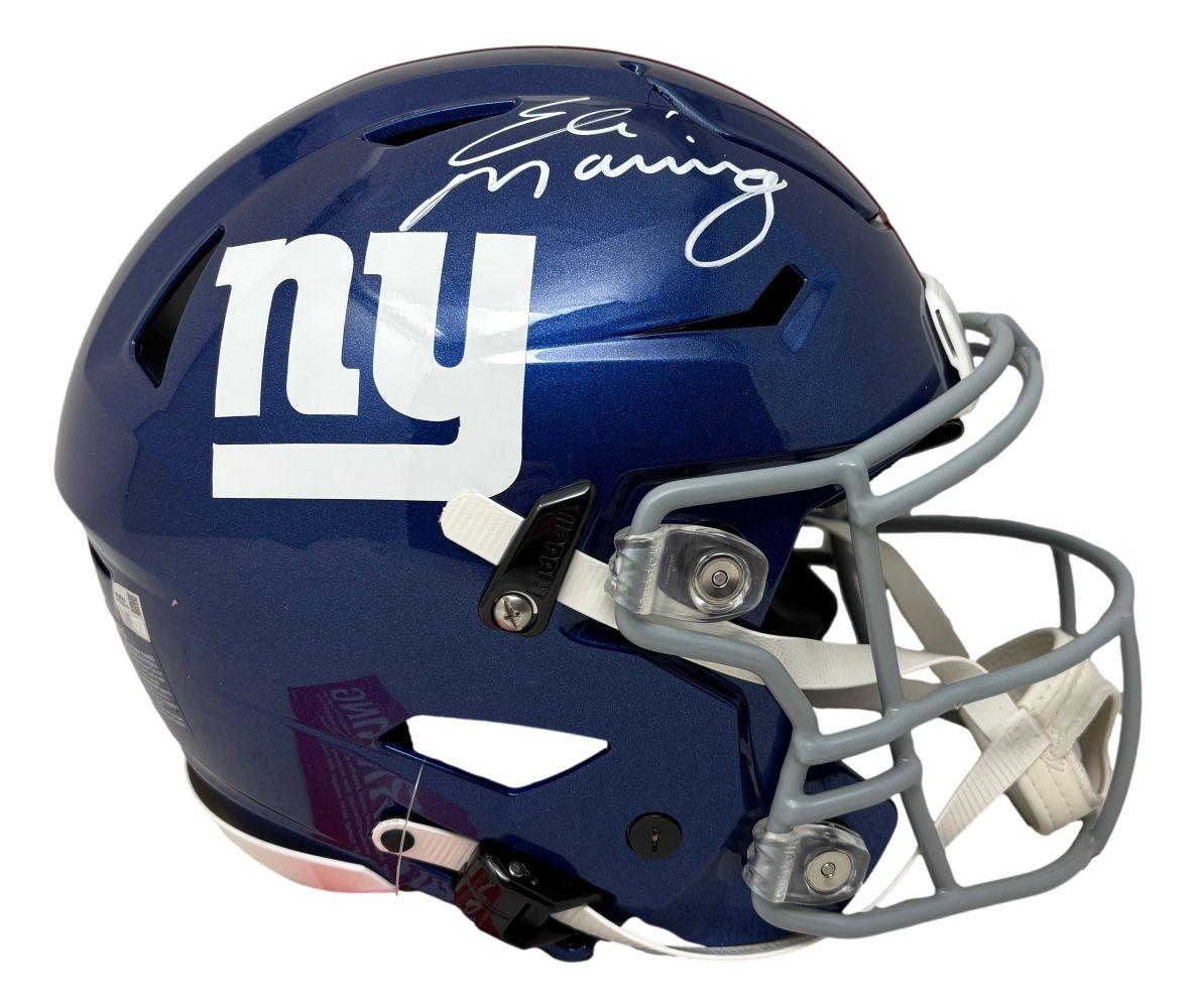 Eli Manning Signed Giants Full-Size Authentic On-Field Speedflex Helmet (Fanatics) at PristineAuction.com Eli Manning Signed Giants Full-Size Authentic On-Field Speedflex Helmet (Fanatics) at PristineAuction.com