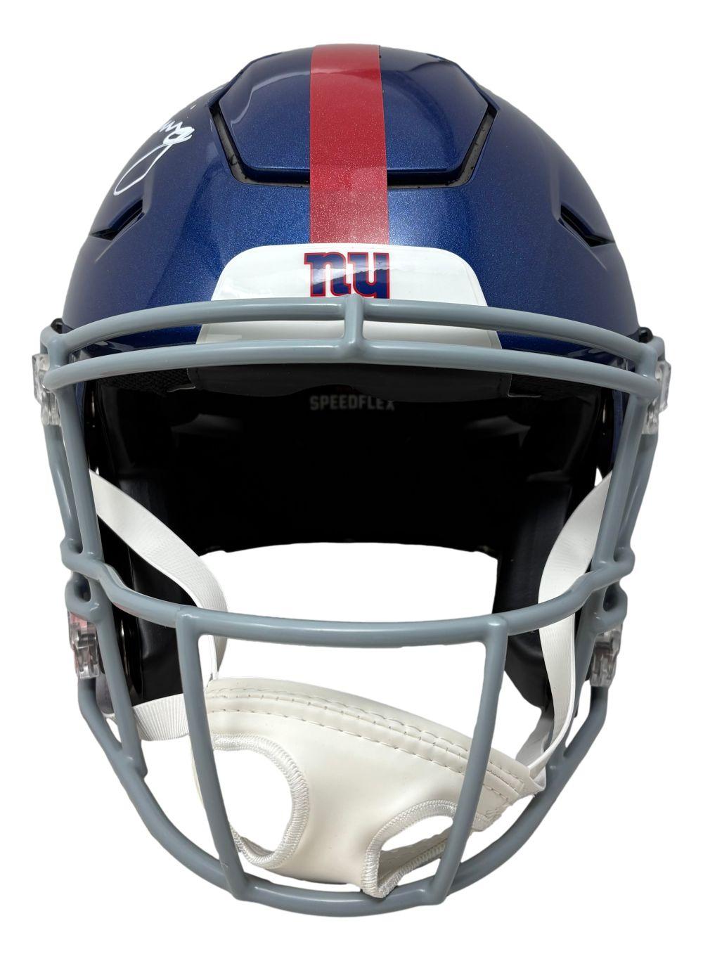 Eli Manning Signed Giants Full-Size Authentic On-Field Speedflex Helmet (Fanatics) at PristineAuction.com Eli Manning Signed Giants Full-Size Authentic On-Field Speedflex Helmet (Fanatics) at PristineAuction.com
