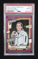 Caitlin Clark 2024 Donruss Caitlin Clark Collection Highlights Pink #H-13 RC #03/50 (PSA 8) at PristineAuction.com