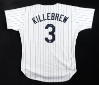 Harmon Killebrew Signed Twins Russell Athletic Authentic Jersey Inscribed "HOF 84" (PSA) at PristineAuction.com