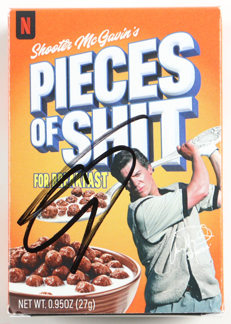 Adam Sandler Signed "Happy Gilmore" Mini Cereal Box (JSA) at PristineAuction.com Adam Sandler Signed "Happy Gilmore" Mini Cereal Box (JSA) at PristineAuction.com
