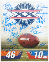 "Super Bowl XX" 11x14 Photo Signed By (17) With Dan Hampton, Mike Singletary, Matt Suhey, Tom Thayer (JSA) at PristineAuction.com