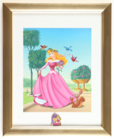 Disney's "Sleeping Beauty" Princess Aurora Custom Framed Lithograph Print Display at PristineAuction.com