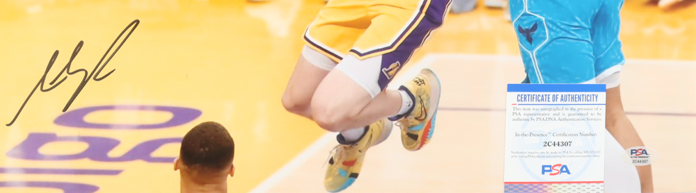 Austin Reaves Signed Lakers 16x20 Photo (PSA) at PristineAuction.com Austin Reaves Signed Lakers 16x20 Photo (PSA) at PristineAuction.com