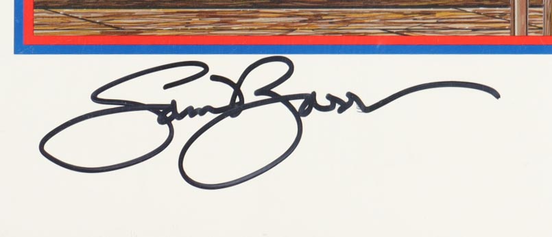 Rusty Wallace & Don Miller Signed NASCAR "Rusty's Last Call" Custom Framed Art Print Display By Sam Bass (Beckett) at PristineAuction.com Rusty Wallace & Don Miller Signed NASCAR "Rusty's Last Call" Custom Framed Art Print Display By Sam Bass (Beckett) at PristineAuction.com