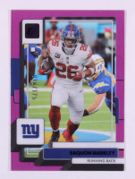 Saquon Barkley 2022 Clearly Donruss Purple #36 #16/175 at PristineAuction.com