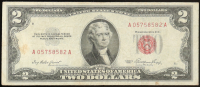 1953 United States $2 Two Dollar Legal Tender Note - Red Seal at PristineAuction.com