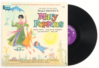 Walt Disney's 1964 "Mary Poppins" Vinyl Record with Full Original Sleeve & Record Disc at PristineAuction.com