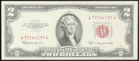 1953-C United States $2 Two Dollar Legal Tender Note - Red Seal at PristineAuction.com