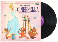 Walt Disney's 1969 "Cinderella" Vinyl Record with Full Original Sleeve & Record Disc at PristineAuction.com
