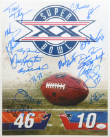"Super Bowl XX" 11x14 Photo Signed By (17) With Dan Hampton, Mike Singletary, Matt Suhey, Tom Thayer (JSA) at PristineAuction.com