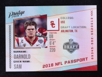 Sam Darnold 2018 Prestige NFL Passport #1 RC at PristineAuction.com