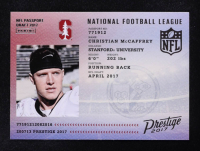 Christian McCaffrey 2017 Prestige NFL Passport #12 RC at PristineAuction.com