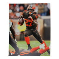 Kareem Hunt Signed Browns 16x20 Photo (Beckett) at PristineAuction.com