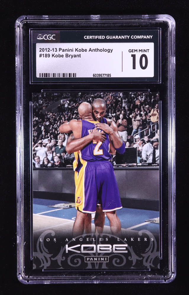 Kobe Bryant 2012-13 Panini Kobe Anthology #189 (CGC 10) at PristineAuction.com Kobe Bryant 2012-13 Panini Kobe Anthology #189 (CGC 10) at PristineAuction.com