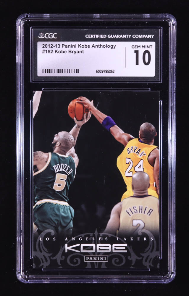 Kobe Bryant 2012-13 Panini Kobe Anthology #182 (CGC 10) at PristineAuction.com Kobe Bryant 2012-13 Panini Kobe Anthology #182 (CGC 10) at PristineAuction.com