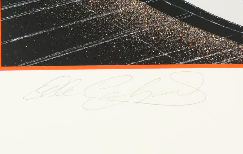 Dale Earnhardt Signed Custom Framed "Champion's Choice" Art Print Display By Sam Bass (Beckett) at PristineAuction.com Dale Earnhardt Signed Custom Framed "Champion's Choice" Art Print Display By Sam Bass (Beckett) at PristineAuction.com