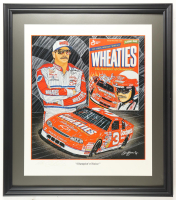Dale Earnhardt Signed Custom Framed "Champion's Choice" Art Print Display By Sam Bass (Beckett) at PristineAuction.com
