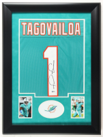 Tua Tagovailoa Signed Custom Framed Jersey Display (Beckett) at PristineAuction.com