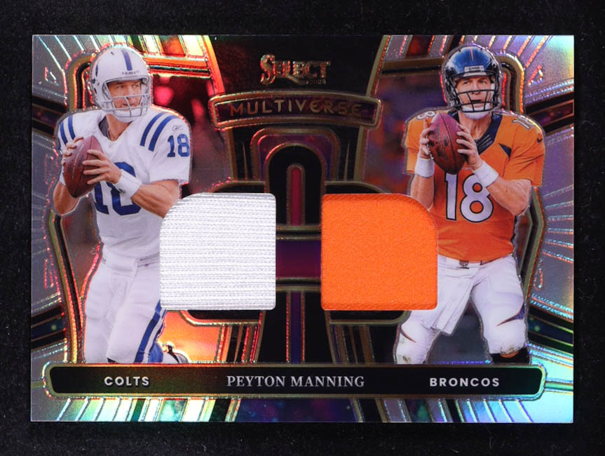 Peyton Manning 2024 Select Multiverse Dual Jerseys Prizm #20 #047/149 at PristineAuction.com Peyton Manning 2024 Select Multiverse Dual Jerseys Prizm #20 #047/149 at PristineAuction.com
