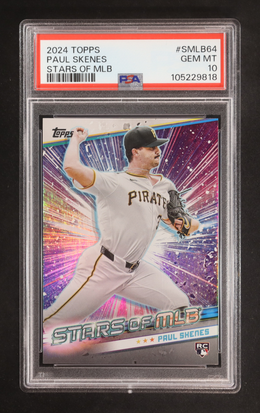 Paul Skenes 2024 Topps Update Stars of MLB #SMLB64 RC (PSA 10) at PristineAuction.com Paul Skenes 2024 Topps Update Stars of MLB #SMLB64 RC (PSA 10) at PristineAuction.com