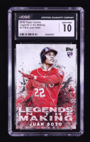 Juan Soto 2018 Topps Update Legends in the Making #LITM8 RC (CGC 10) at PristineAuction.com