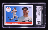 Mickey Mantle 2006 Topps Mantle Home Run History #18 (CGC 10) at PristineAuction.com
