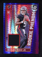 Michael Penix Jr. 2024 Donruss Optic Rookie Phenoms Blue Hyper #31 RC at PristineAuction.com