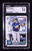 Cal Raleigh 2022 Bowman #49 RC (CGC 10) at PristineAuction.com