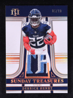 Derrick Henry 2023 Panini National Treasures Sunday Treasures Team Logo #16 #05/10 at PristineAuction.com