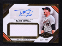 Tarik Skubal 2025 Topps Tier One Jumbo Relic Autographs #AJRTS #029/199 at PristineAuction.com