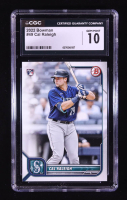 Cal Raleigh 2022 Bowman #49 RC (CGC 10) at PristineAuction.com