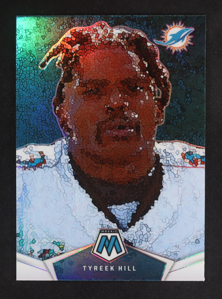 Tyreek Hill 2024 Panini Mosaic Micro Mosaic #20 at PristineAuction.com Tyreek Hill 2024 Panini Mosaic Micro Mosaic #20 at PristineAuction.com