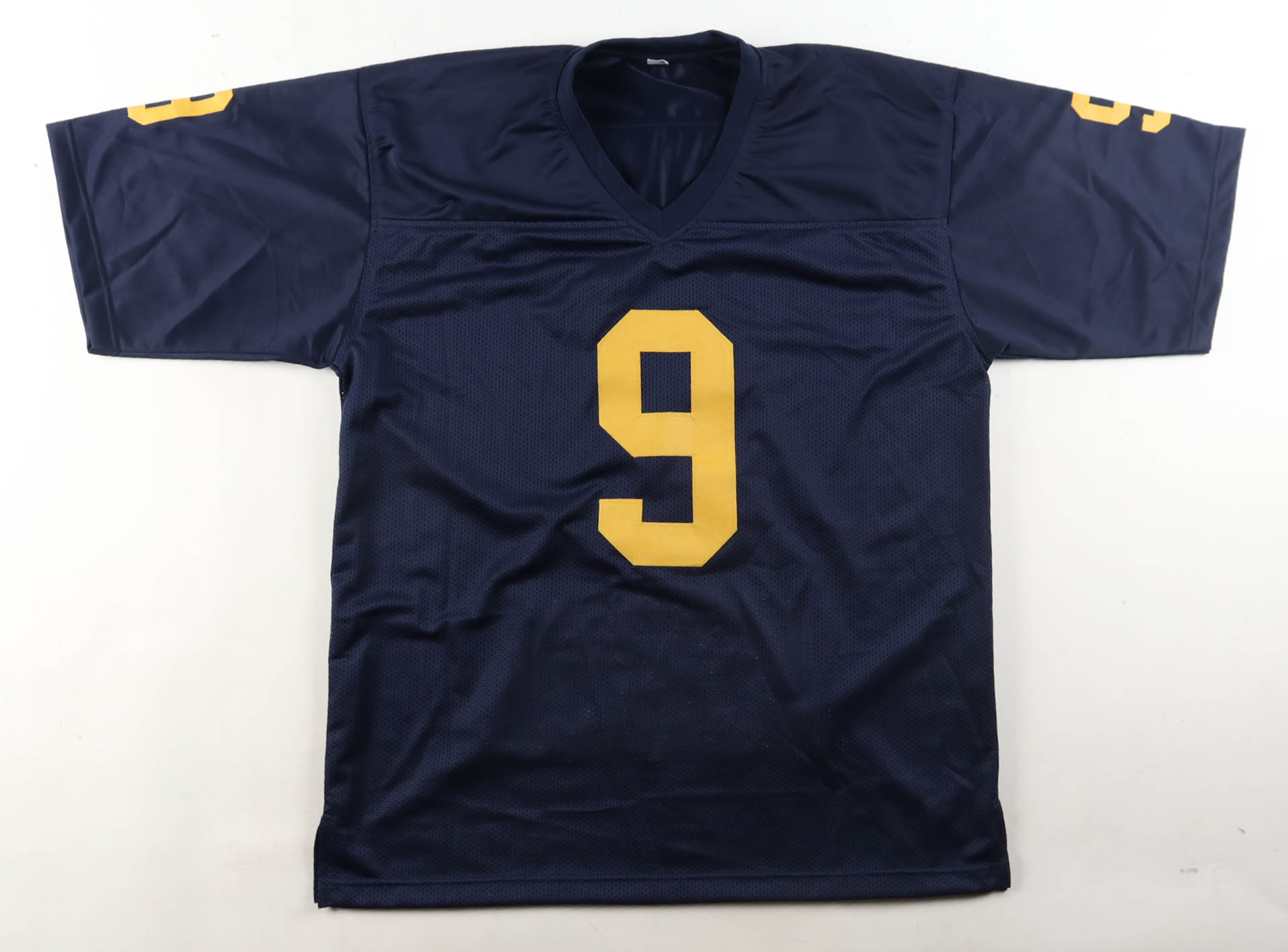 J.J. McCarthy Signed Career Highlight Stat Jersey (Beckett) at PristineAuction.com J.J. McCarthy Signed Career Highlight Stat Jersey (Beckett) at PristineAuction.com