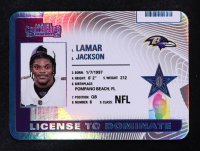 Lamar Jackson 2024 Panini Contenders License to Dominate #10 at PristineAuction.com