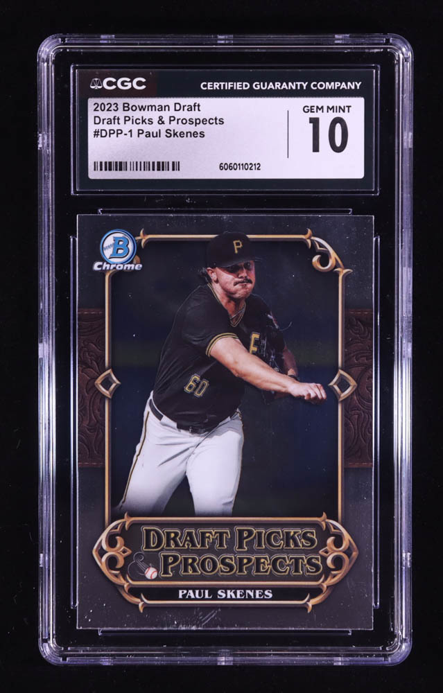 Paul Skenes 2023 Bowman Chrome Draft Draft Picks and Prospects #DPP1 RC (CGC 10) at PristineAuction.com Paul Skenes 2023 Bowman Chrome Draft Draft Picks and Prospects #DPP1 RC (CGC 10) at PristineAuction.com