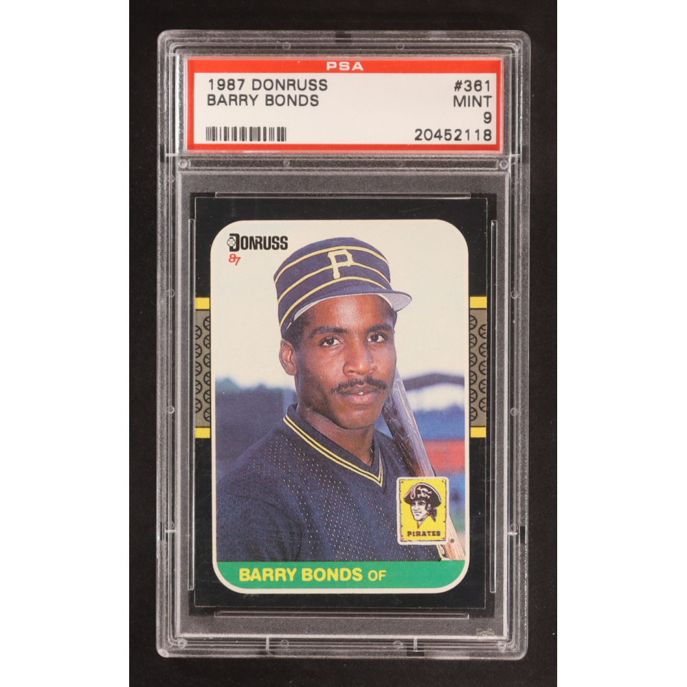 Barry Bonds 1987 Donruss #361 RC (PSA 9) at PristineAuction.com