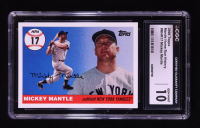 Mickey Mantle 2006 Topps Mantle Home Run History #17 (CGC 10) at PristineAuction.com