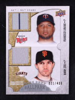 Francisco Liriano / Barry Zito 2009 Upper Deck Ballpark Collection #120 #031/400 at PristineAuction.com