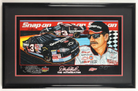 Sam Bass Signed NASCAR LE "The Intimidator" Custom Framed Art Print Display (Beckett) at PristineAuction.com