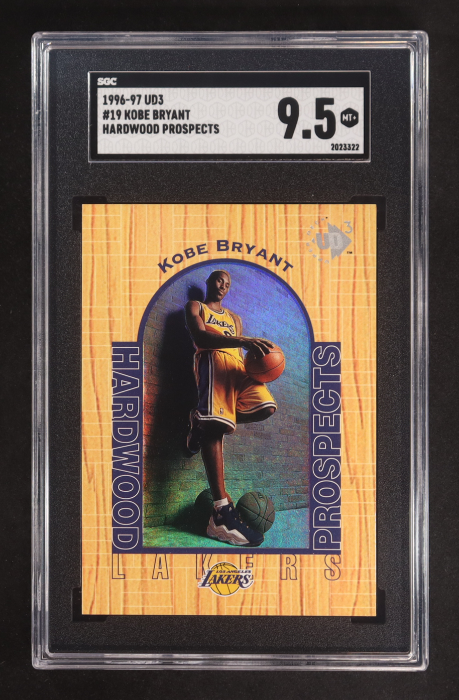 Kobe Bryant 1996-97 UD3 #19 RC (SGC 9.5) at PristineAuction.com Kobe Bryant 1996-97 UD3 #19 RC (SGC 9.5) at PristineAuction.com