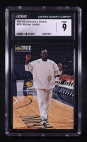 Michael Jordan 1997-98 Collector's Choice Michael's Magic #391 (CGC 9) at PristineAuction.com