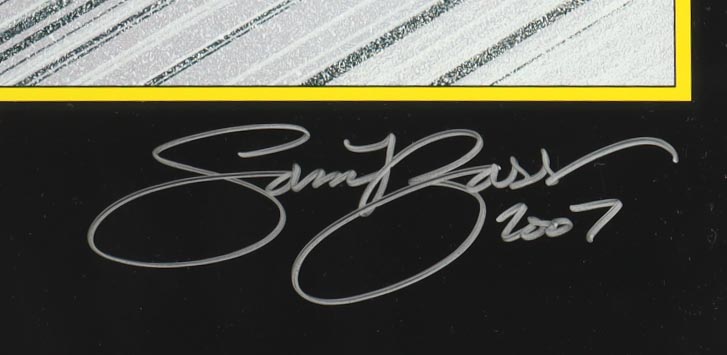 Sam Bass Signed NASCAR "Where The Wild Things Are" Custom Framed Art Print Display (Beckett) at PristineAuction.com Sam Bass Signed NASCAR "Where The Wild Things Are" Custom Framed Art Print Display (Beckett) at PristineAuction.com