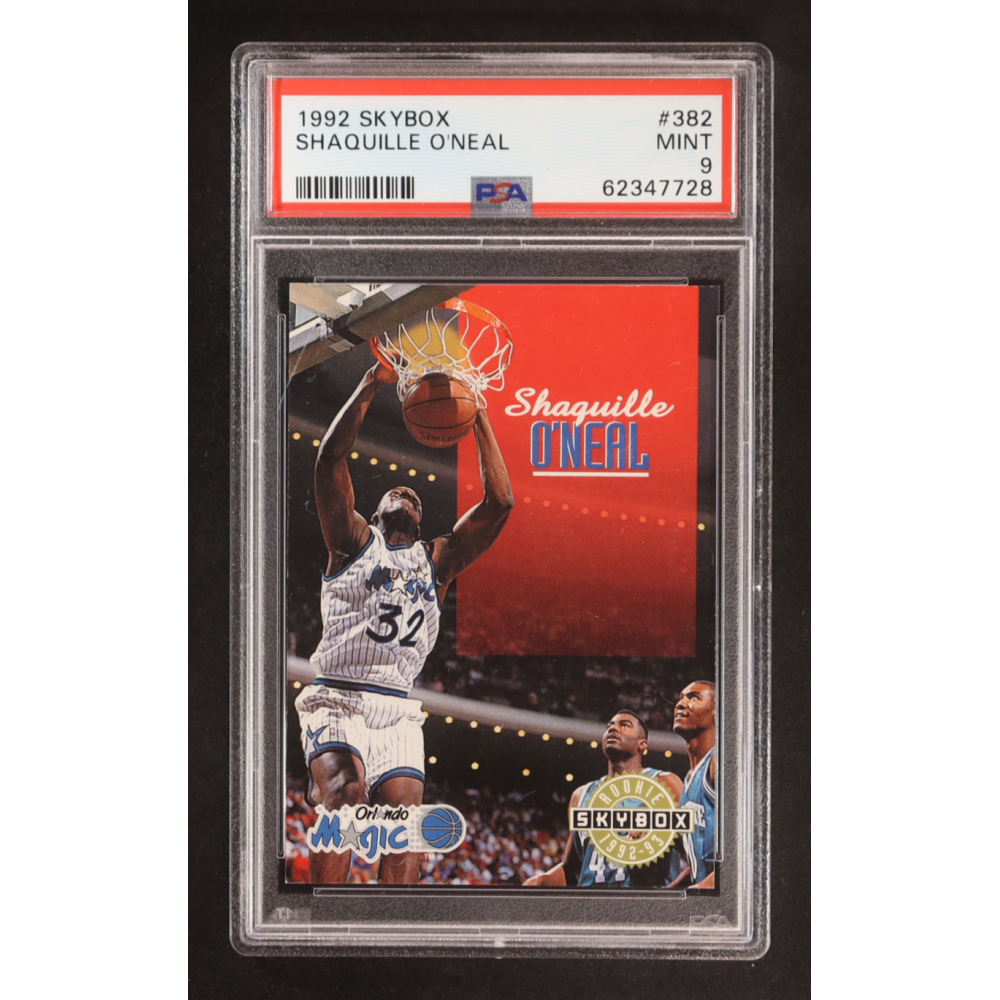 Shaquille O'Neal 1992-93 SkyBox #382 SP RC (PSA 9) at PristineAuction.com