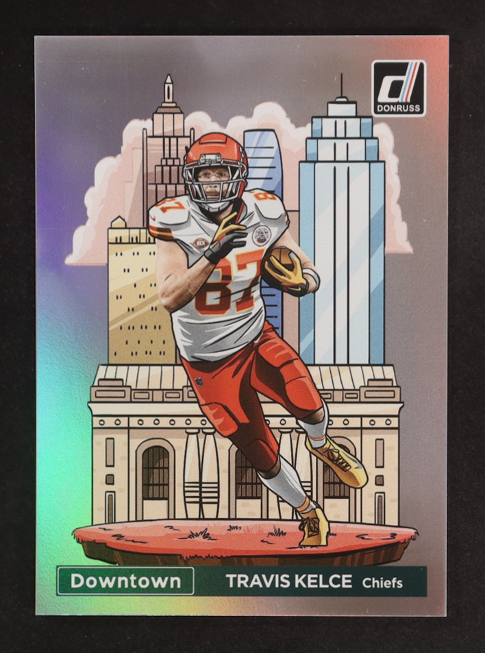 Travis Kelce 2024 Donruss Downtown! #7 at PristineAuction.com Travis Kelce 2024 Donruss Downtown! #7 at PristineAuction.com