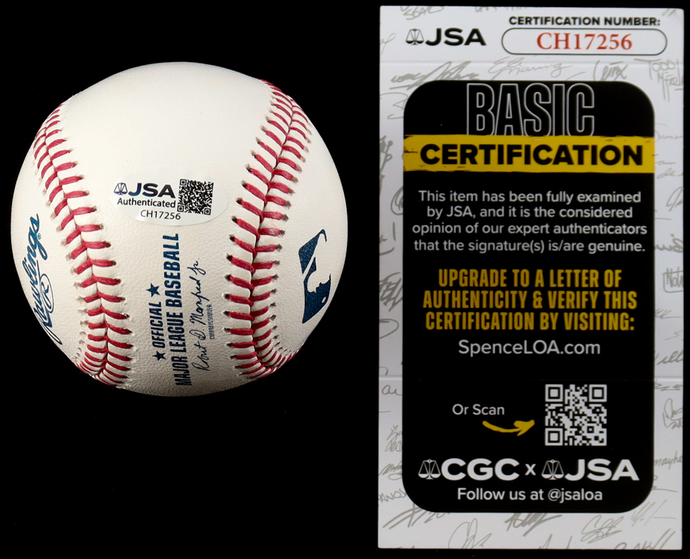 Joe Ryan Signed OML Baseball (JSA) at PristineAuction.com Joe Ryan Signed OML Baseball (JSA) at PristineAuction.com