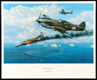 "Sayonara Sally" 18x22 Lithograph By Stan Stokes Signed By (5) With Charles Older, Ken Jernstedt, Paul Greene, Robert Raine (AIV) at PristineAuction.com