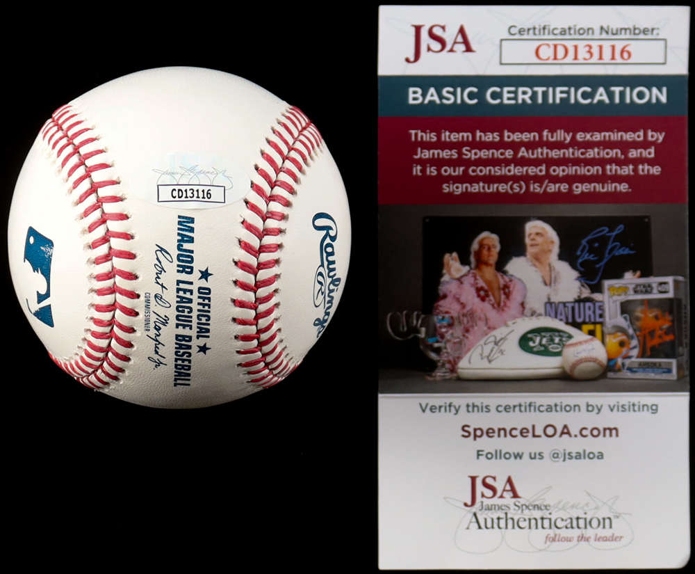Hyeseong Kim Signed OML Baseball (JSA) at PristineAuction.com Hyeseong Kim Signed OML Baseball (JSA) at PristineAuction.com